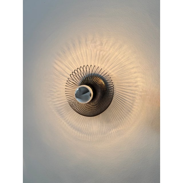 Metal Vintage Wall Lights in Metal, France, 1970, Set of 3 For Sale - Image 7 of 11
