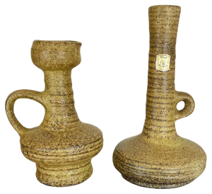 Ceramic Studio Pottery Vases from Vest Keramiek, Netherlands, 1970s, Set of 2