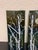 Abstract Winter Landscape Glass Wall Art Panels, Set of Two For Sale - Image 9 of 12