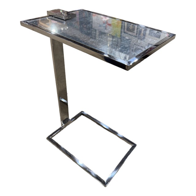 Restoration Hardware Franz Eglomise Side Table For Sale