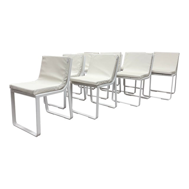 Mario Ruiz for Gandia Blasco Indoor/Outdoor Dining Chairs, Set of Ten For Sale