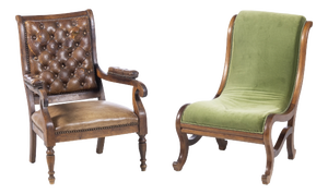 Vintage Sewing Chairs, Set of 2