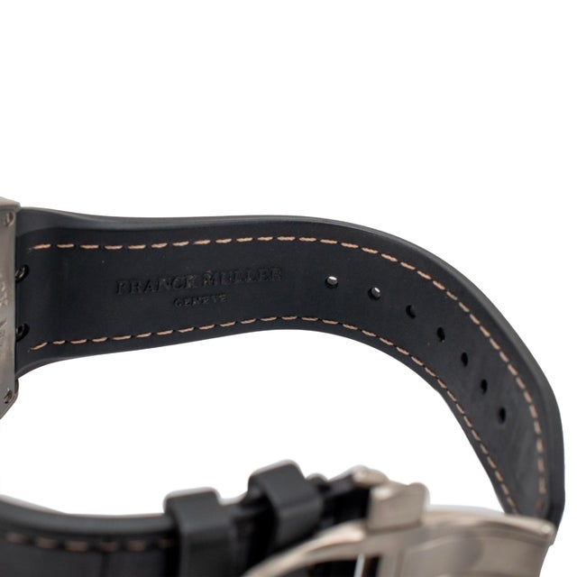 Silver Franck Muller Vanguard Harimao 45mm V45 Sc Dt Tt Br Nr Tiger Titanium Watch For Sale - Image 8 of 10