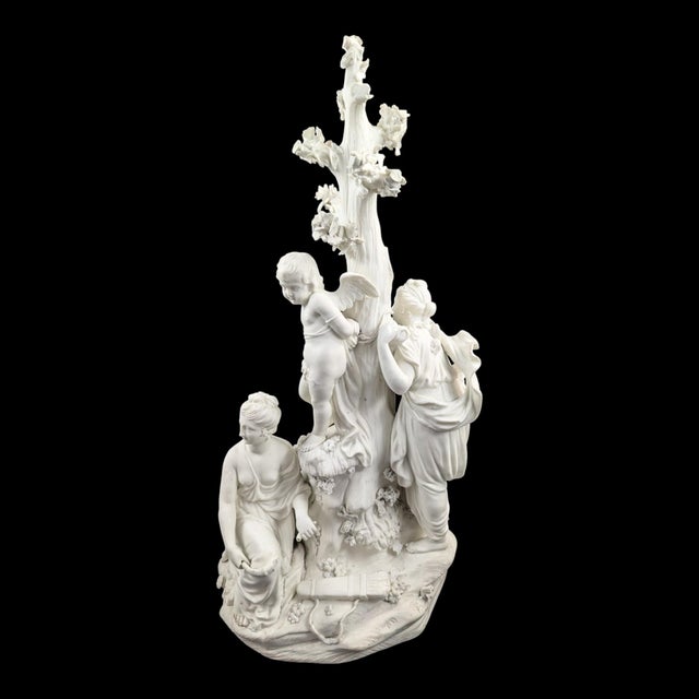 Biscuit Porcelain Group of the Three Graces & Cupid from Derby, 1770s-1780s For Sale - Image 16 of 16
