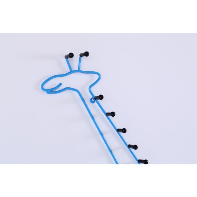 Vintage Blue Iron Children's Coat Rack from Ikea, 1990s For Sale - Image 13 of 14