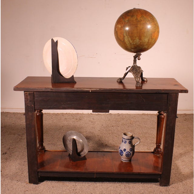 Wood 19th Century English Console Table For Sale - Image 7 of 10