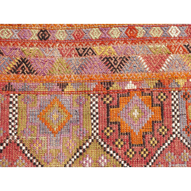 Lavender Vintage Turkish Handmade Kilim Boho Area Rugs For Sale - Image 8 of 11