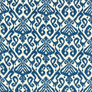 Sanderson Kasuri Fabric in French Blue For Sale