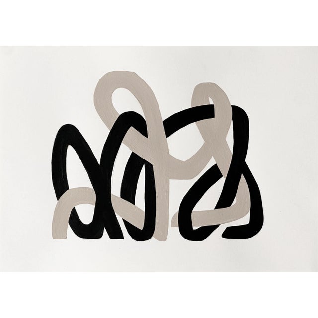 Amanda Andersen, Symbiotic String II, 2024, Acrylic Painting on Paper For Sale - Image 3 of 7