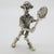 Vintage Italian Silver 800 Cartoonish Tennis Player Figurine by Raspini, Arezzo, 1970s For Sale - Image 13 of 13