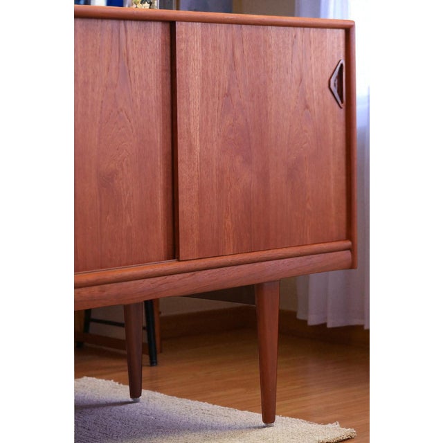Danish Teak Sideboard with Bar and Sliding Doors from Gern, 1960s For Sale - Image 15 of 18