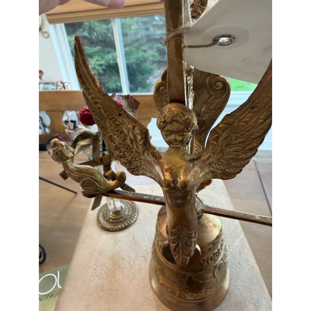Renaissance 1970s Celestial Meets the Sea Brass Monastery Bell For Sale - Image 3 of 12