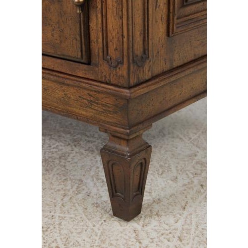 Brown Auffray & Co Walnut Country French 2 Door Wardrobe Cabinet For Sale - Image 8 of 10