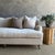 Mid-Century Modern Modern English Sofa in a Heavy Weight Stone Washed Natural Hemp & Down Cushion For Sale - Image 3 of 10