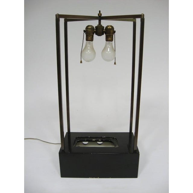 Amber Custom Art Glass Sculpture Lamp from Arthur Elrod Interior For Sale - Image 8 of 10