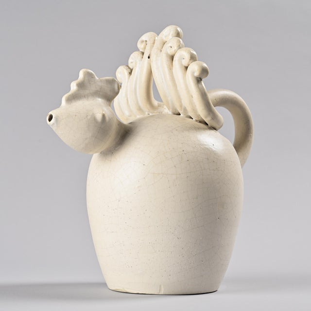 Large Zoomorphic Pitcher by Suzanne Ramié for Madoura, Vallauris, 1945 For Sale - Image 15 of 15