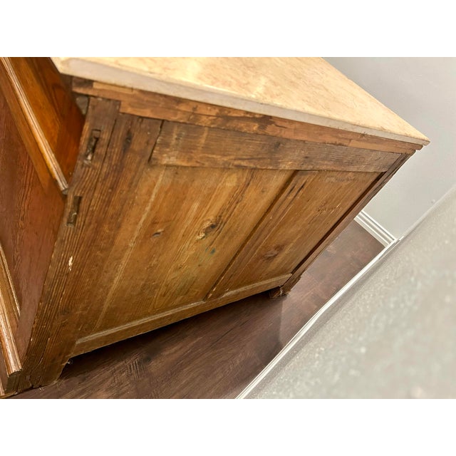 Antique 1870’s American Mahogany Marble Top Sideboard For Sale - Image 12 of 12