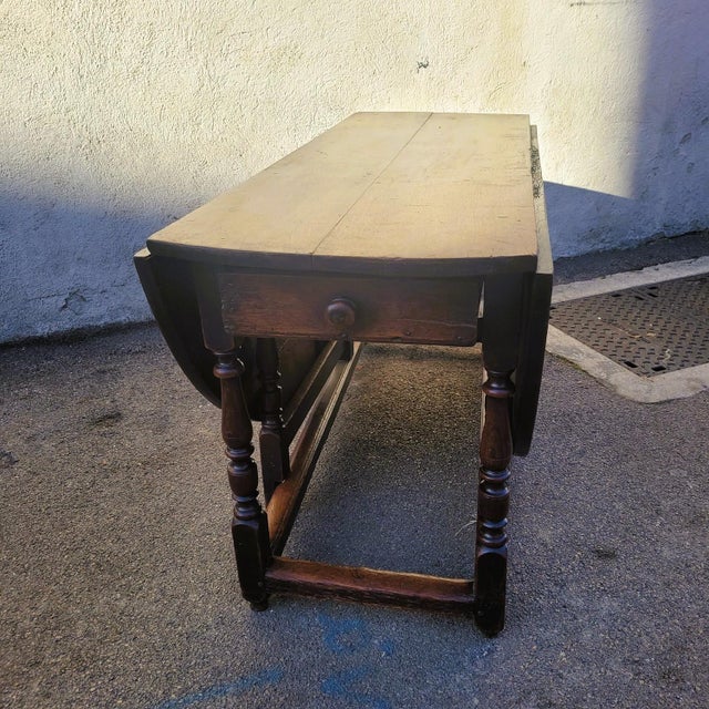 Gateleg Table in Oak, 1800s For Sale - Image 14 of 17
