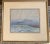 Beautifully framed and matted vintage signed and numbered handmade Italian color print of Lake Sarda in northern Italy....