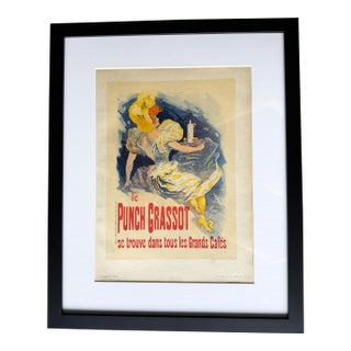 Jules Chéret 1896 Lithograph on Japan Paper — Le Punch Grassot, Les Maîtres De L’Affiche For Sale