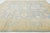 Textile Modern Hand-Knotted Oushak Style Wool Area Rug in Soft Sky Blue and Cream For Sale - Image 7 of 12