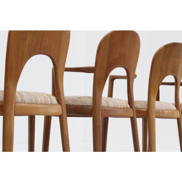 Niels Koefoed Vintage Danish Dining Chairs by Niels Koefoed for Koefoeds Hornslet, 1960s, Set of 5 For Sale - Image 4 of 8