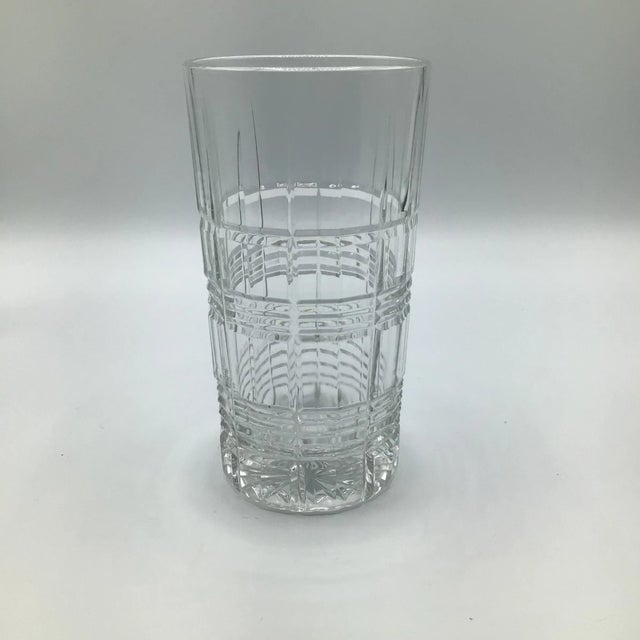 1990s Old Fashioned and Cooler Glasses - Group of 9 Carrolton by Cristal d'Arques - Durand For Sale - Image 5 of 12