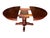 Vintage 1970s Ethan Allen "Old Tavern" Antiqued Pine Round-to-Oval Extension Dining Table With One Leaf. For Sale - Image 10 of 12