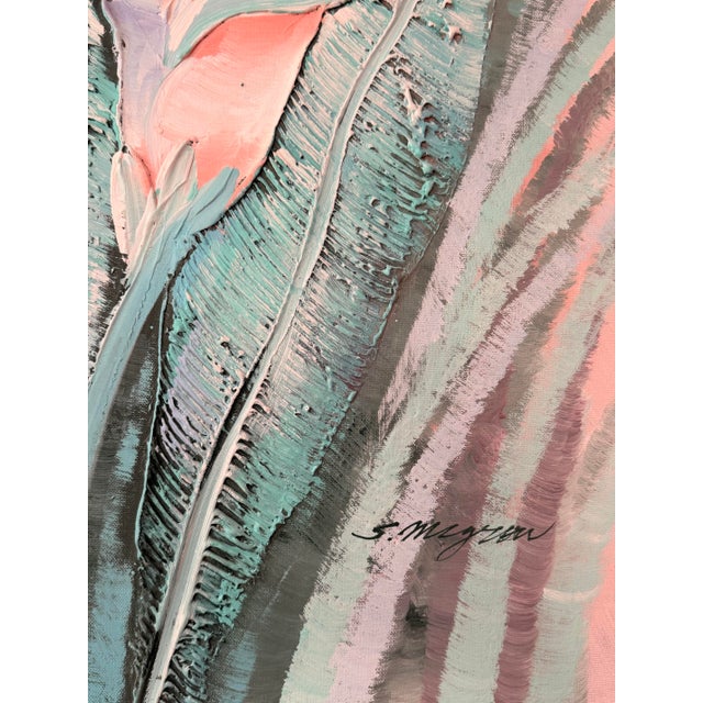 1980s 1980s Calla Lily Oil Painting For Sale - Image 5 of 5