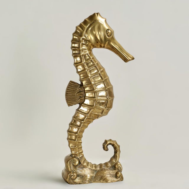 Art Deco Style Seahorse Sculpture or Figure For Sale - Image 4 of 7
