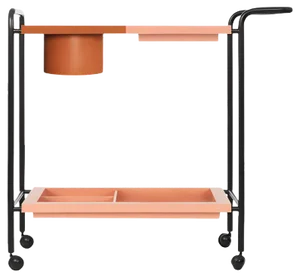 Alyssa Tea Trolley by Marqqa, Set of 4