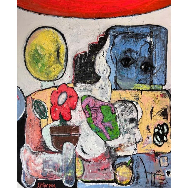 Scott Harper Mixed Media Painting titled “An Apology” 2022 For Sale - Image 10 of 12