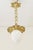 Art Nouveau Pendant Lamp Art Nouveau lamp made around 1900. Ceiling rosette and body made of solid cast brass. Decorative...