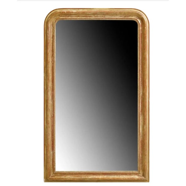 French Louis Philippe Period Giltwood Wall Mirror For Sale - Image 4 of 4