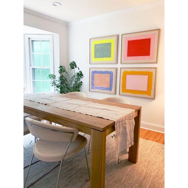"Bright Place" Print Set, 4 bold, colorful framed art prints by Emily Keating Snyder Prints themselves are 16 x 20 in....