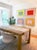 "Bright Place" Print Set, 4 bold, colorful framed art prints by Emily Keating Snyder Prints themselves are 16 x 20 in....
