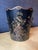 Mid 20th Century Mid 20th Century Italian Tole Chinoiserie Wastebasket Cache Pot With Lions Head Detail and Scalloped Edge Hand Painted For Sale - Image 5 of 10