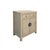Distressed Gray Color 2 Drawers Doors End Table Nightstand Cabinet For Sale - Image 4 of 5