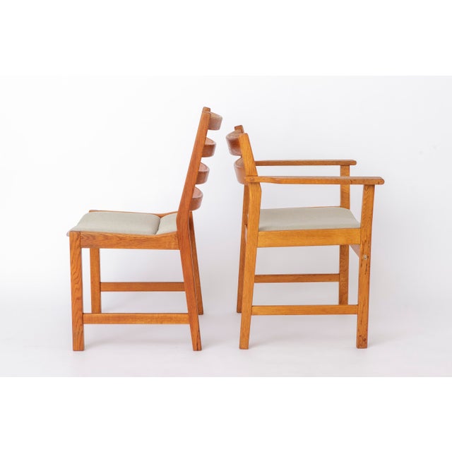 Set of 6 danish vintage chairs by kurt østervig for kp møbler, 1960s a beautiful and well-balanced set of danish mid-...