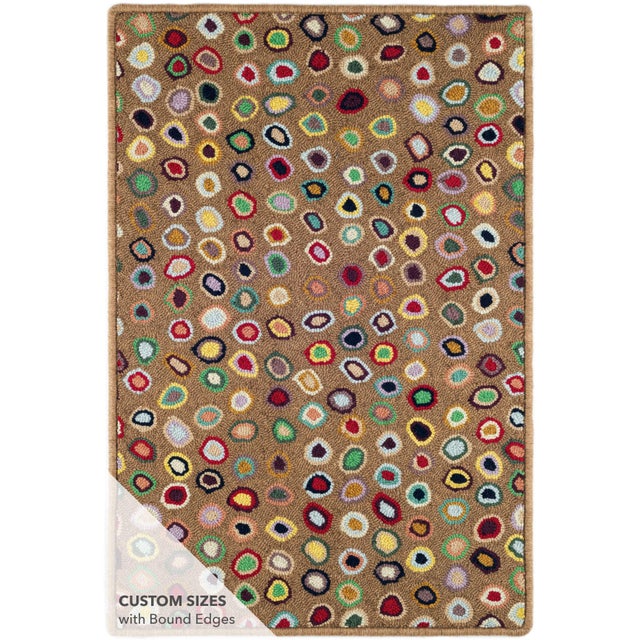 Hand hooked with smaller "mini" loops in a finer-gauge 100% wool yarn, our wool micro-hooked area rugs are flatter and...