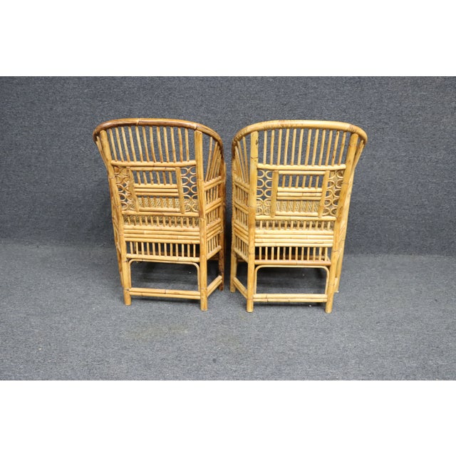 Bamboo & Cane Lounge Chair/Pair For Sale - Image 9 of 10