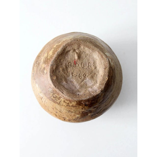 Ceramic Vintage Studio Pottery Vase For Sale - Image 7 of 8