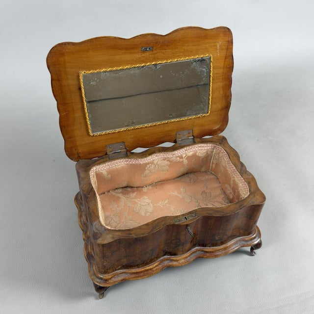 An exceptional and rare treasure chest from another era, perfect for elegantly storing your jewelry or most cherished...