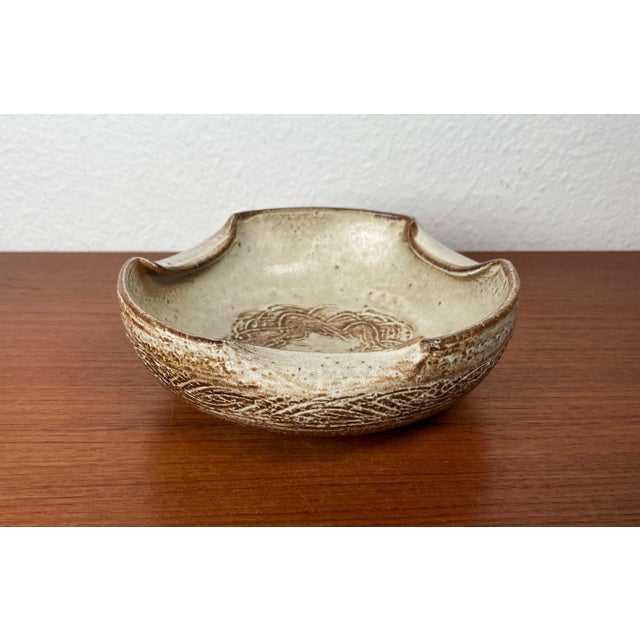 Mid-Century Modern Danish Studio Pottery Bowl by Aksel Larsen for Axella, 1960s For Sale - Image 16 of 16
