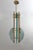Mid-Century Modern Italian Brass and Crystal Pendant from Galotti & Radice, 1970 For Sale - Image 6 of 8