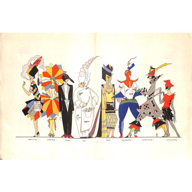 Traditional Les Travestis Modernes Supplement De Art. Gout. Beaute 1927 For Sale - Image 3 of 3