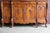 Exquisite Louis XV marble top sideboard with mirrored backsplash pediment. This lovely buffet was imported from Europe....