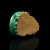 Gemstone 1950's Vintage Chinese Miniature Malachite Ornamental Frog For Sale - Image 7 of 7