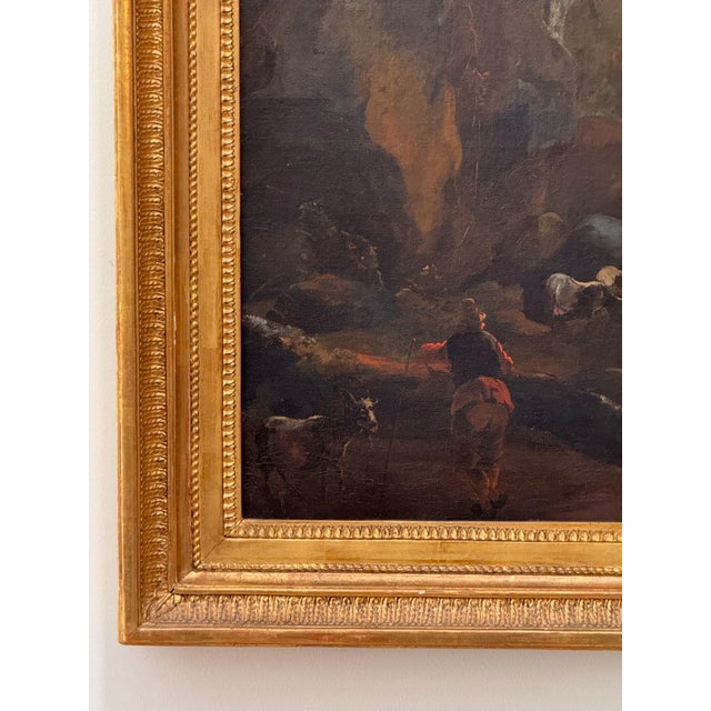 18th Century Italian Landscape Painting For Sale - Image 4 of 6