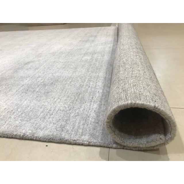 Indian Wool Rug, 1980s For Sale - Image 6 of 14